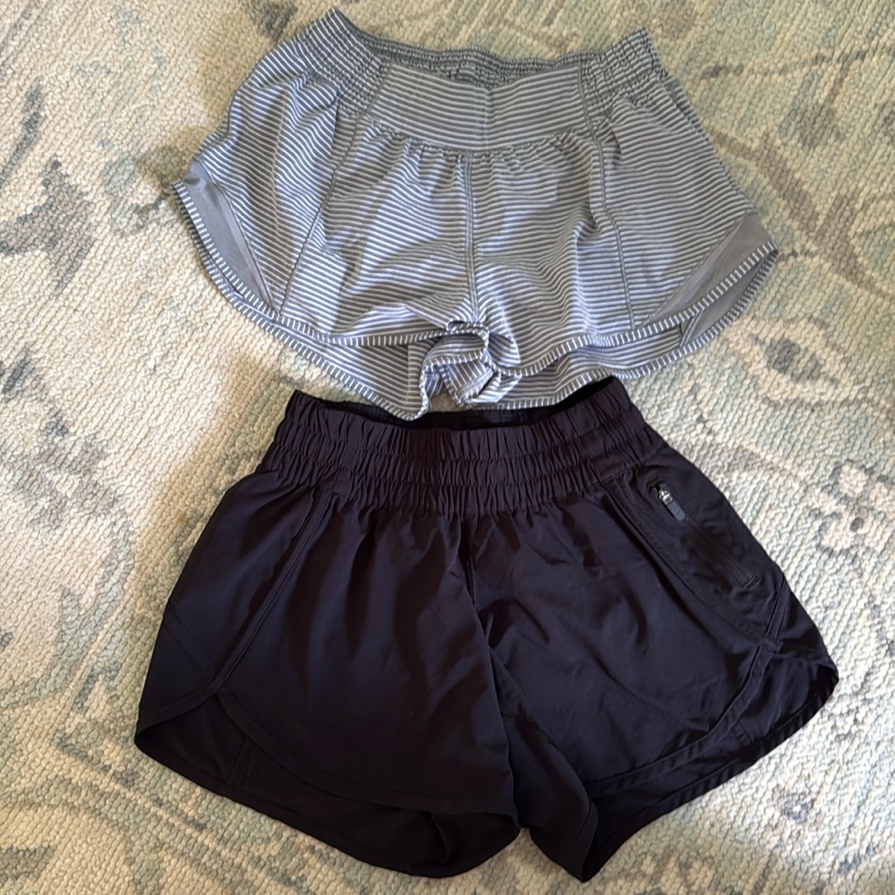 Lululemon shorts size 4 set of 2